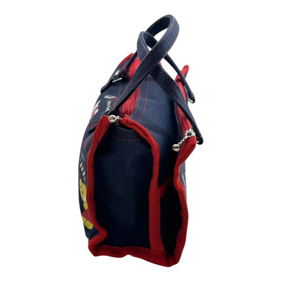 2007 Sanrio Smiles Hello Kitty Rorry Bear Rabbit Navy Red Art Supply Pouch Bag - Picture 5 of 13